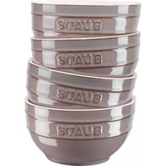STAUB Zestaw 4 misek okrągłych Staub