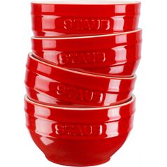 STAUB Zestaw 4 misek okrągłych Staub