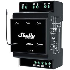 Shelly Relais "Wave" Hutschiene Pro 3 Relais max. 48 A 3 Phasen 3x 16A Z-Wave
