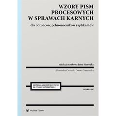 Wzory pism procesowych w sprawach karnych EDUKAMP
