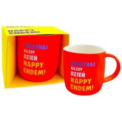 Kubek neonowy Happy end EDUKAMP