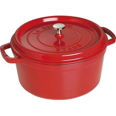 STAUB Garnek STAUB żeliwny okrągły 8.35 ltr czerwony uniwersalny