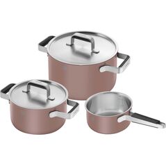 Zwilling PURE Zestaw 3 garnków ze stali nierdzewnej