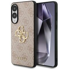 Case Guess Big 4G Logo Classic Logo for Samsung Galaxy S25 Edge pink