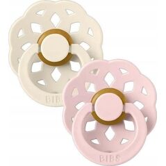 Bibs BIBS BOHEME 2-PACK IVORY & BLOSSOM M Smoczek Uspokajający kauczuk Hevea