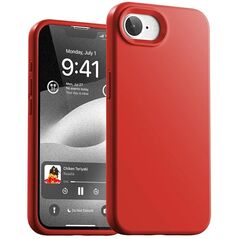 Etui Mercury Silicone do iPhone 16e      czerwony