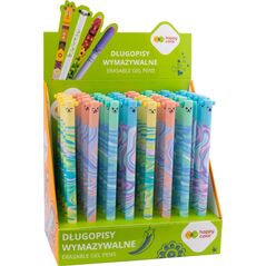 Długopis wymazywalny Pastel Twist (Uszaki) 0.5mm niebieski 40 szt. w opak