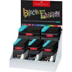Kredki trójkątne Black Edition display (44szt)