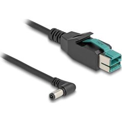 DeLOCK Kabel PoweredUSB męski 12 V na DC 5,5 x 2,5 mm męski kątowe 1 m