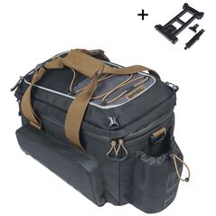 Torba na bagażnik BASIL MILES TRUNKBAG XL PRO MIK 9-36L, MIK System 2.0 (ready to go, 100% wodoodporna black slate (NEW 2025)