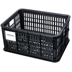 Kosz na kierownicę/bagażnik BASIL BICYCLE CRATE S, 17.5L, recycled synthetic, black (NEW)