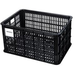 Kosz na kierownicę/bagażnik BASIL BICYCLE CRATE L, 40L, recycled synthetic, black (NEW)