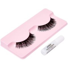 KISS Sztuczne Rzęsy Natural Lashes - Amorous 1 para + klej 1g