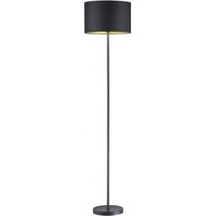 Lampa podłogowa lampa podłogowa Hostel 160 cm E27 stal/tekstylia 60W czarny/złoty