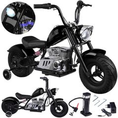 Elektryczny Motor Chopper na akumulator dla dzieci max 80kg manetka PA0318 EDUKAMP