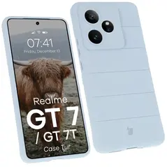 Pancerne etui Bizon Case Tur do Realme GT 7 / 7T jasnoniebieskie