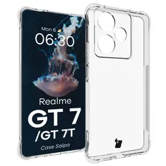 Elastyczne etui Bizon Case Salpa do Realme GT 7 / 7T przezroczyste