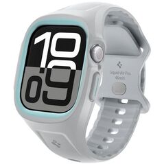 Spigen Liquid Air Pro - Pasek z obudową do Apple Watch 10 46 mm (Grey)