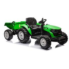 Traktor Na Akumulator HC-306 Z Przyczepą Jasno Zielony 24V