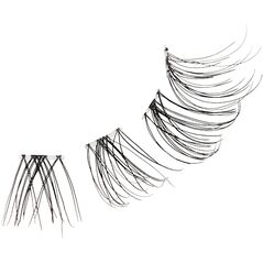 KISS Sztuczne Rzęsy kępki The New Natural - Neo Trio Lashes + klej 1g