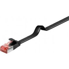 Goobay 94235, 0.25 μ, Cat6, U/FTP (STP), RJ-45, RJ-45, Μαύρο