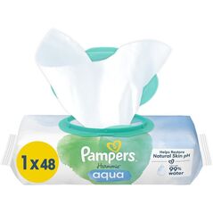 Kūdikių servetėlės PAMPERS Harmonie Aqua, 48 vnt.