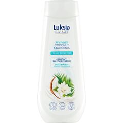 Luksja Luksja Silk Care Kremowy żel pod prysznic orzeźwiające kokos i gardenia 500 ml