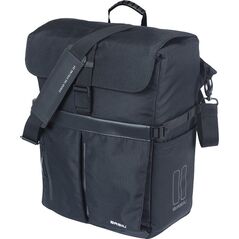 Torba BASIL MOVE COMMUTER BICYCLE BAG, MIK HOOKS, 15L, Wodoodporna, Black (NEW 2025)