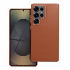 Δερμάτινη θήκη MAG COVER συμβατή με MagSafe για SAMSUNG S25 ULTRA καφέ