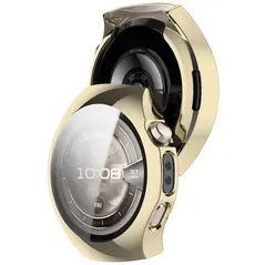 Etui z osłoną ekranu Bizon Case Watch Felipe do Huawei Watch 5 46mm złote