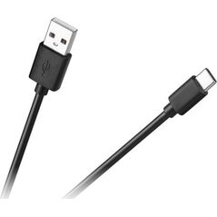 Kabel USB Cabletech USB-A - USB-C 1.5 m Czarny (KPO3948)