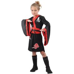 Strój dla dzieci wojowniczka Ninja rozm. 110/120cm