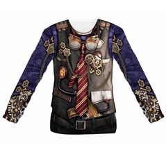 Koszulka z nadrukiem Steampunk Man rozm. L