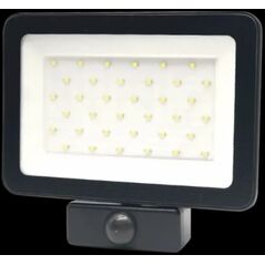 LED προβολέας TOPE TAMASENS, IP65, 30 W, 4000 K, 3600 lm, με αισθητήρα κίνησης, μαύρο.