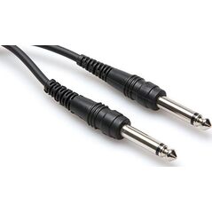 Kabel Hosa Jack 6.3mm  - Jack 6.3mm 1.5m czarny (CPP-105)