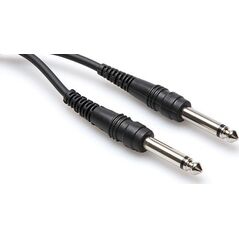 Kabel Hosa Jack 6.3mm  - Jack 6.3mm 3.05m czarny (CPP-110)