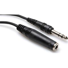 Kabel Hosa Jack 6.3mm  - Jack 6.3mm 7.62m czarny (HPE-325)