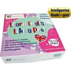 Creativo Learn English Like a Pro fiszki + gra Begginer