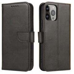 Θήκη Magnet Case με καπάκι για Samsung Galaxy S24 FE - μαύρο