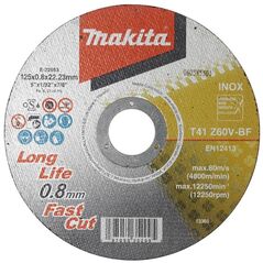ΔΙΣΚΟΣ ΚΟΠΗΣ ΓΙΑ ΧΑΛΥΒΑ MAKITA 125X0.8