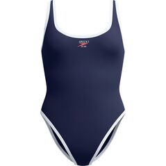Damski Strój Kąpielowy Solid Scoop 1pc  poppy red/patriot blue rozmiar M