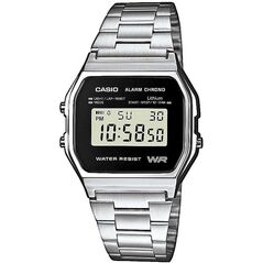 Zegarek Casio Zegarek męski Retro Silver srebrny (A158WEA-1EF)