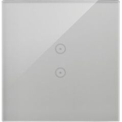 Πάνελ αφής Kontakt-Simon 54 Touch DSTR13/71 ένα μοντέλο δύο κάθετα πεδία αφής ασημί ομίχλη