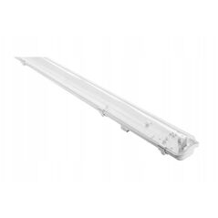 Στεγανό φωτιστικό LED GTV Hagen LD-HAG136-30 136 T8 G13 IP65 PC/PC LED μονόπλευρη τροφοδοσία λευκό