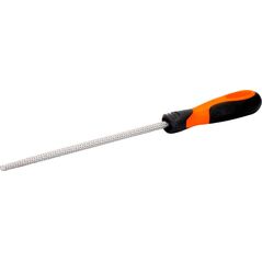 Bahco Dildė medžiui, apvali 200mm, 2 grubumo su Ergo rankena