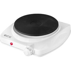 Ηλεκτρική εστία πάγκου ECG EV 1512, λευκή, 1 καυστήρας.