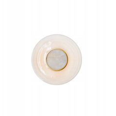 MAXlight Signature W0378 απλίκα τοίχου 1x9W LED 3000K 855 lm ορείχαλκος/διαφανές