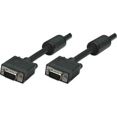 Kabel Manhattan D-Sub (VGA) - D-Sub (VGA) 10m czarny (317696)