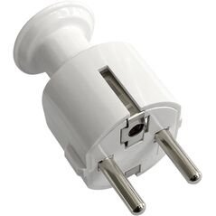 Απλός βύσμα Uni-Schuko 16A, 230V, λευκό