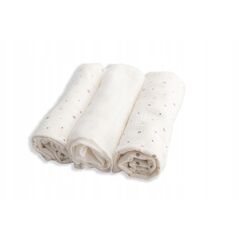 Πάνες MUSLIN DESIGN με σχέδιο, σετ 3, μέγεθος 70x80